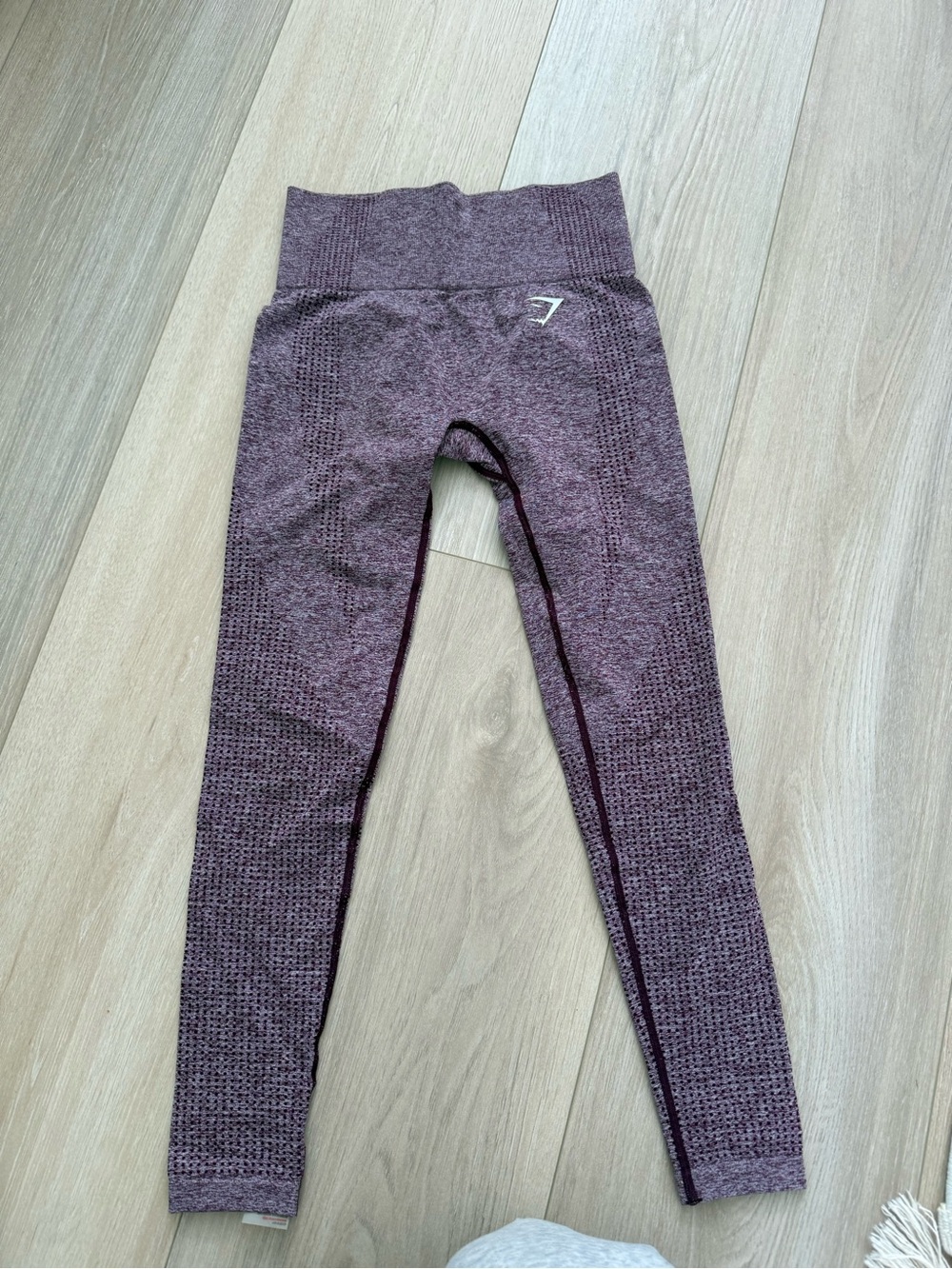 Gymshark Seamless High-Waist Leggings in Plum